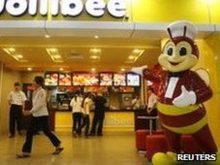 Jollibee fast food store in a mall, Ho Chi Minh City, Vietnam, May 2010