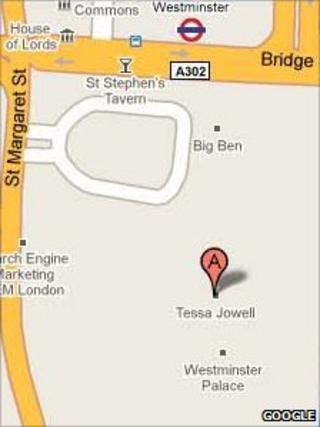 Google Map, courtesy of Google