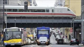 An ICE high-speed train in Berlin (file pic)