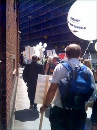 Save our schools rally
