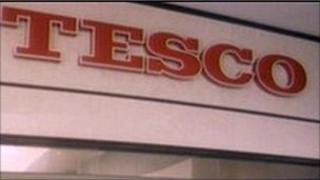 A Tesco supermarket