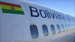 Boliviana de Aviacion plane