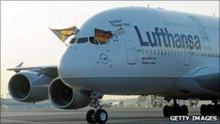 lufthansa business ash strike hurt pilots bookings noticeable recovery caption said class there