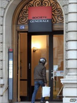 Man enters SocGen branch