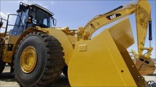 Caterpillar digger