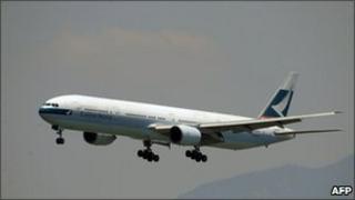 Cathay Pacific plane