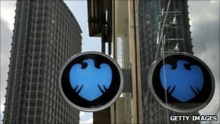 Barclays branch sign