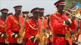 Southern Sudan military band (July 30, 2010)