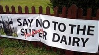 Protest banner
