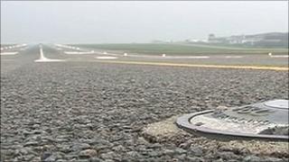 Guernsey Airport's runway