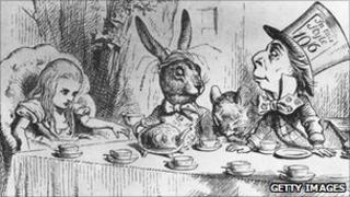 Sir John Tenniel's illustration of Alice in Wonderland