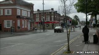 Crossroads in Chorlton