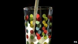 Glass of milk