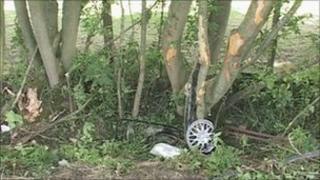 Scene of A20 crash