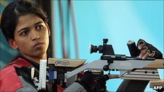 File pic of Indian shooter Tejaswini Sawant