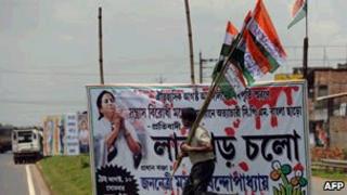 A Maoist supporter in West Bengal on 8 August 2010