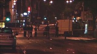 The alert was close to Lisburn Road PSNI station