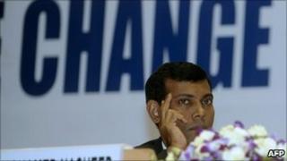 Maldives President Mohamed Nasheed