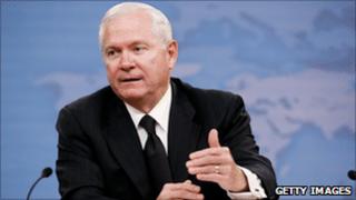 US Defence Secretary Robert Gates