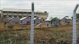 Camp holding former Tamil Tigers rebels in northern Sri Lanka
