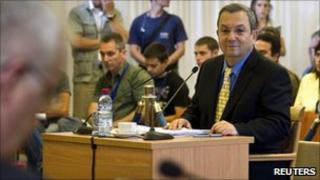 Israeli Defence Minister Ehud Barak gives evidence to the Turkel commission – 10 August 2010