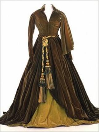 Green curtain dress worn by Vivien Leigh in Gone With the Wind