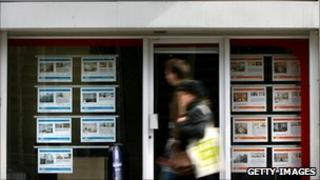 Walking past an estate agency