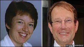 Dawn Airey and Richard Desmond