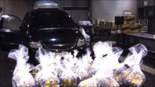 Cigarettes and tobacco seized at Plymouth ferry port