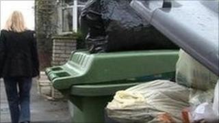 Rubbish bins