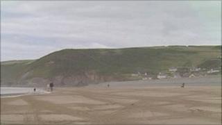 Newgale beach (library)