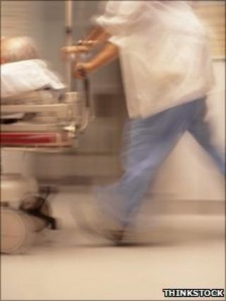 Hospital trolley