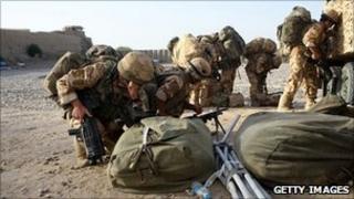 British soldiers in Afghanistan