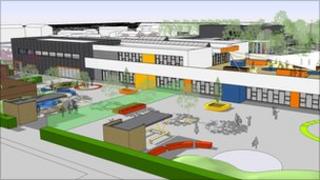 Artist's impression of village regeneration