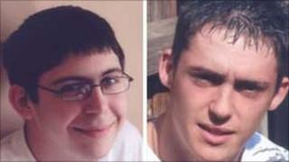 Matthew, left, and Mitchell Jacobs