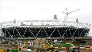The Olympic Park in east London