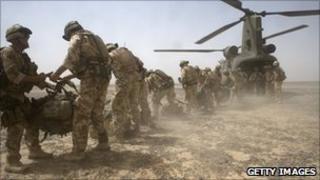 British soldiers in Afghanistan