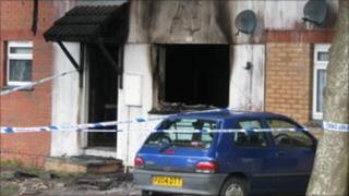 House fire, Vivian Road, Bodmin