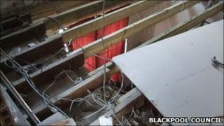 House with missing floor