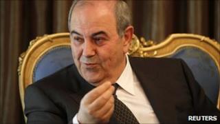 Head of the Iraqiya coalition Iyad Allawi