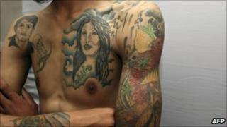 Tatooed man