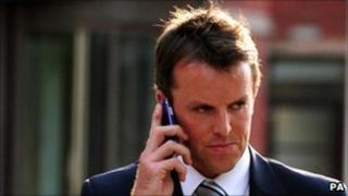 Graeme Swann leaving Nottingham Magistrates' Court