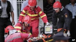 Newborn baby evacuated from Romanian hospital after fire