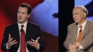 Chancellor George Osborne and Business Secretary Vince Cable