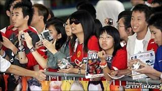 Manchester United fans in Hong Kong