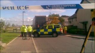 The scene at Gullane (pic: Brian Innes)