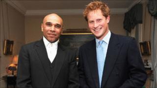 Goldie and Prince Harry