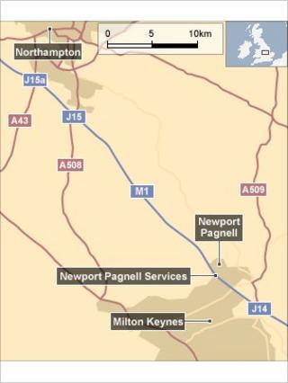 Map of crash site