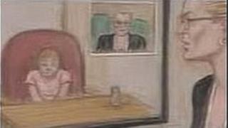 The girl gave evidence by videolink from another room in the court