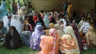 Camp in the Layyah district, Pakistan. Photo: Plan International